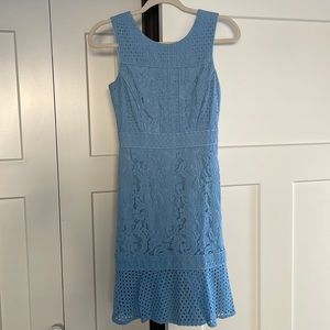 Antonio Melani Blue Ruffle Dress